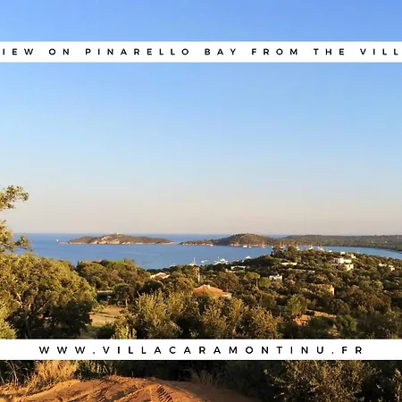 Caramontinu A Pinarello, Proche Plage, Vue Mer, Piscine Chauffee Villa
