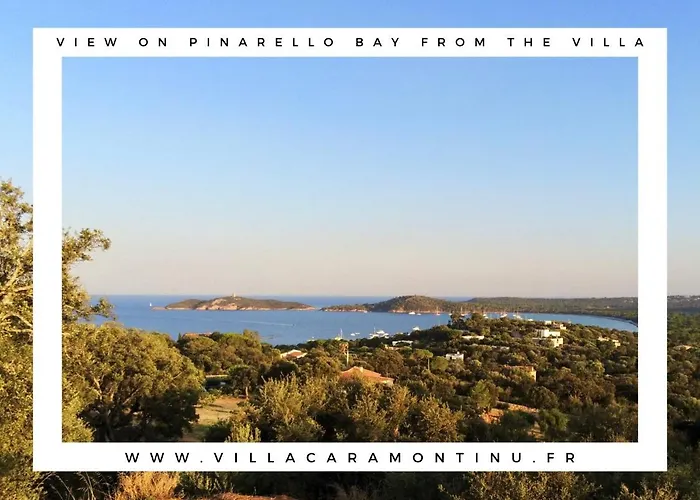 Caramontinu Serena A Pinarello, Proche Plage, Vue Mer, Piscine Chauffee Villa